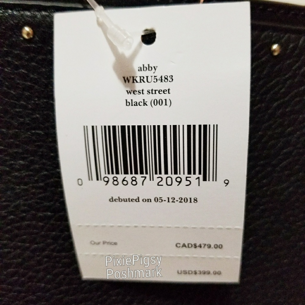 Kate Spade Abby West Stud Tassel Satchel Bag - Picture 2 of 7